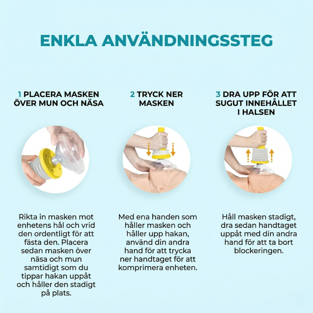 AirRescue™ – En sekund kan förändra allt. Vänta inte tills det är för sent.